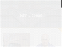 Tablet Screenshot of johncloonan.com